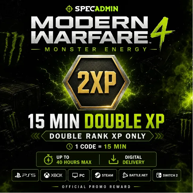 15 MIN 2XP BOOST| CALL OF DUTY: MODERN WARFARE 4 | COD MW4 | GLOBAL