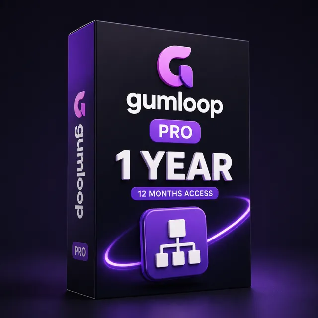 Gumloop Pro 1 Year Subscription | 12 Months | AI Automation Platform