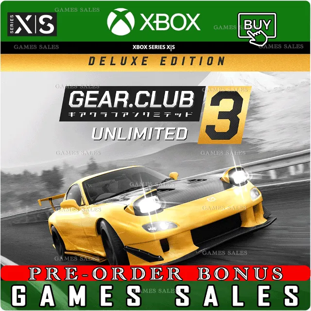 ✅❤️GEAR.CLUB UNLIMITED 3 - DELUXE EDITION❤️XBOX|XS+PC WIN❤️ПРЕДЗАКАЗ С БОНУСАМИ✅