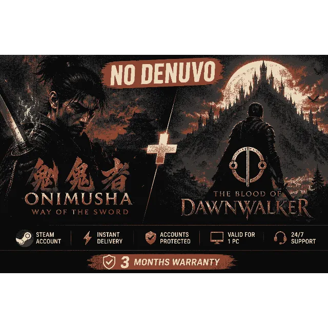 Onimusha: WotS — Premium Deluxe (без Denuvo, быстрая доставка, офлайн-аккаунт Steam)