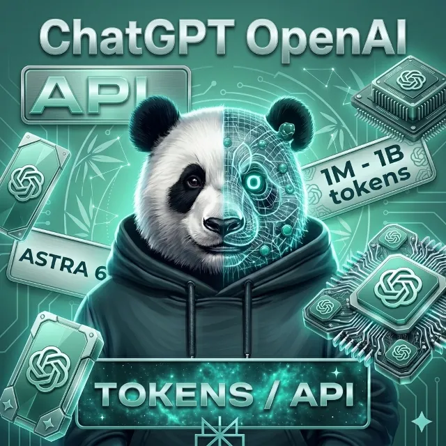 API | CHATGPT 6 ASTRA • 5 TERRA • LUNA • SOL | АВТО ДОСТАВКА | 1M-1B