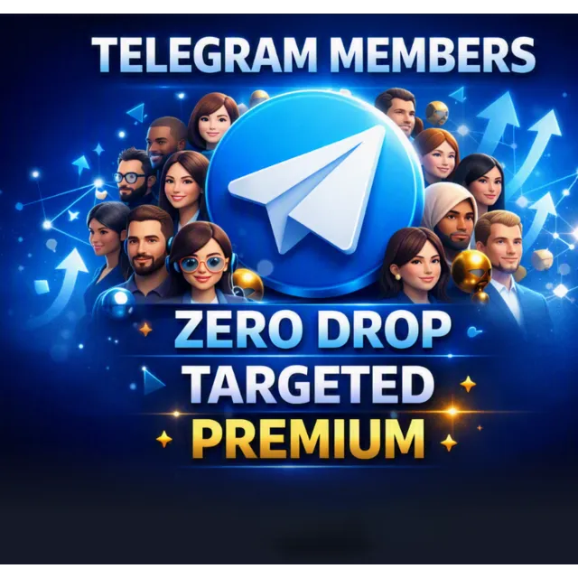 Участники Telegram Подписчики Telegram Фолловеры Telegram Zero Drop Premium