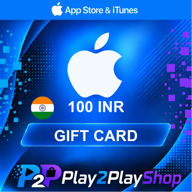 ПОДАРОЧНАЯ КАРТА APPLE ITUNES 100 INR (ИНДИЯ)