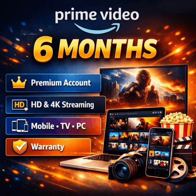 Amazon Prime Video 6 месяцев | Premium аккаунт | HD &amp; 4K | TV PC Mobile | Гарантия