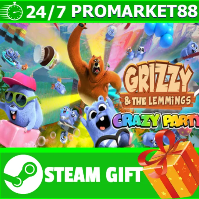 ️Grizzy and the Lemmings - Crazy Party STEAM GIFT