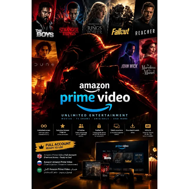 Аккаунт Amazon Prime (Полный доступ – Готов к использованию)