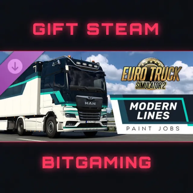 Euro Truck Simulator 2 - Modern Lines Paint Jobs Pack | DLC | РФ + МИР | АВТО