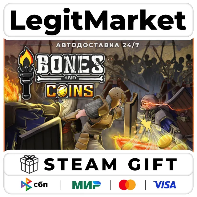 Bones and Coins / Steam АВТО / РУ + МИР