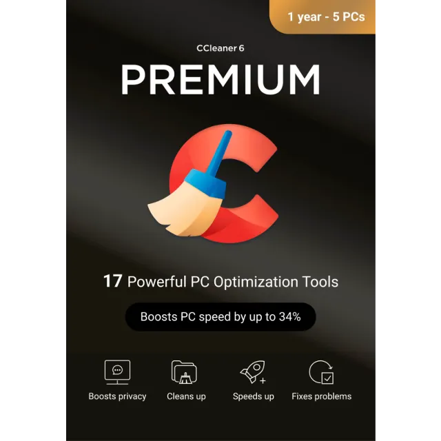 CCleaner Premium 5 Devices 1 Year _ Global