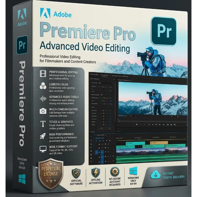Adobe Premiere Pro | Professional Video Editing Suite | Premium Subscription | Window