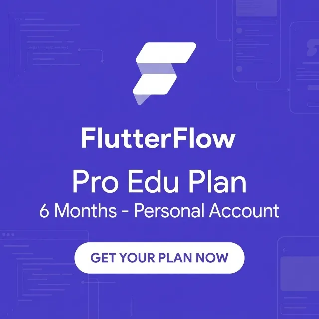 FlutterFlow Pro | 6 месяцев — Личный аккаунт | Автоматическая выдача