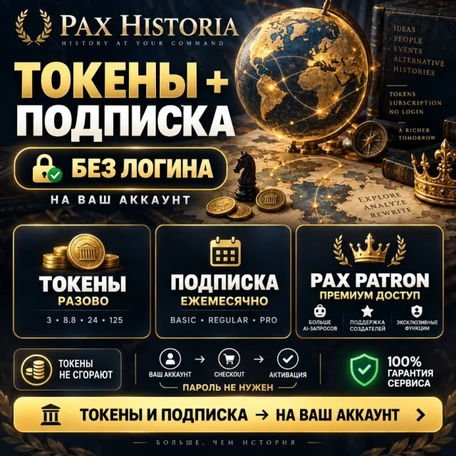 PAX HISTORIA — ПОДПИСКА + ПОПОЛНЕНИЕ ТОКЕНОВ | БЕЗ ВХОДА В АККАУНТ [100% ГАРАНТИЯ]