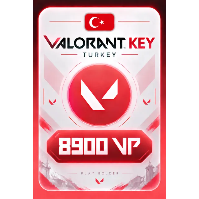 8900 VP VALORANT ТУРЦИЯ КЛЮЧ ВАЛОРАНТ ПОДАРОЧНАЯ КАРТА