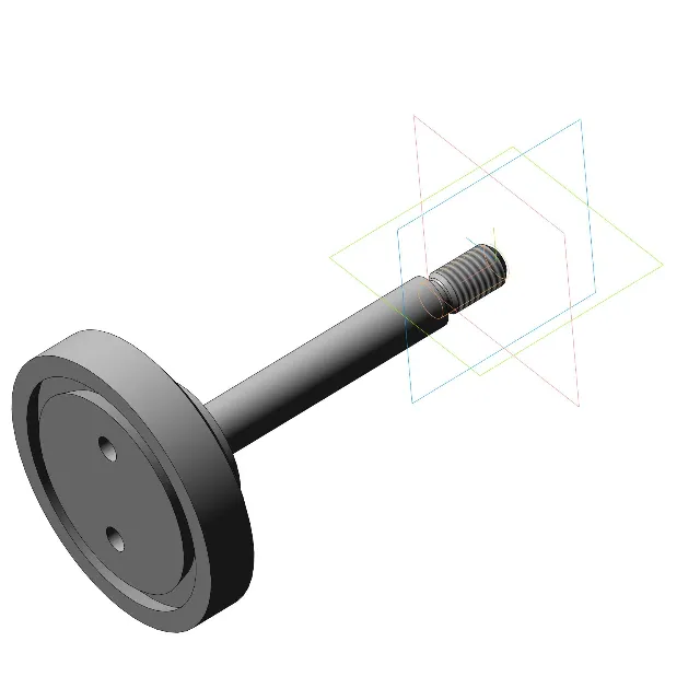 БГТУ.0210000.007 клапан - 3D модель детали из сборки БГТУ.0210000.000 в Компас 3D