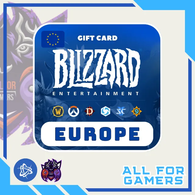 🔱🌊Карта Blizzard 20-40-50-70-100 EUR (Battle.net) EUROPE + ПОДАРОК