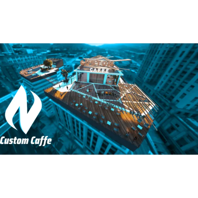 Custom Caffe Rooftop [FiveM MLO - GTA V Interior]