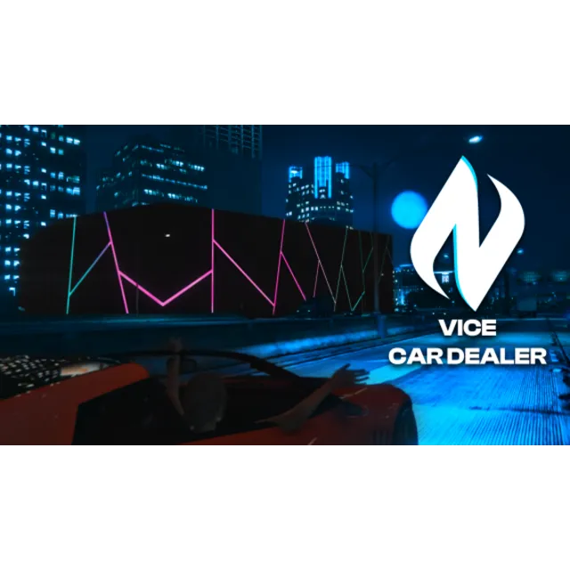 VICE CAR DEALER [FiveM MLO - GTA V Interior]