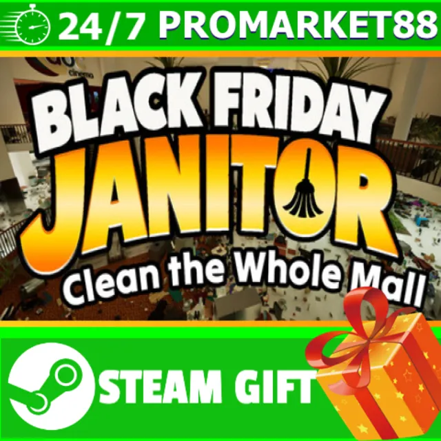️Black Friday Janitor: Clean the Whole Mall STEAM GIFT