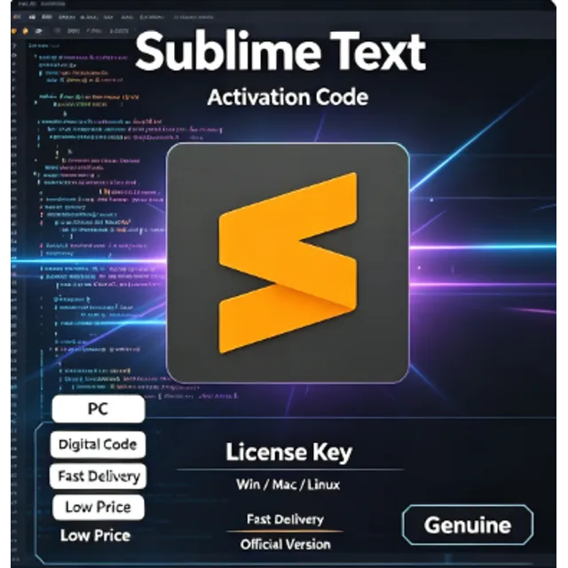Sublime Text | Код активации | Лицензионный ключ | Win/Mac/Linux
