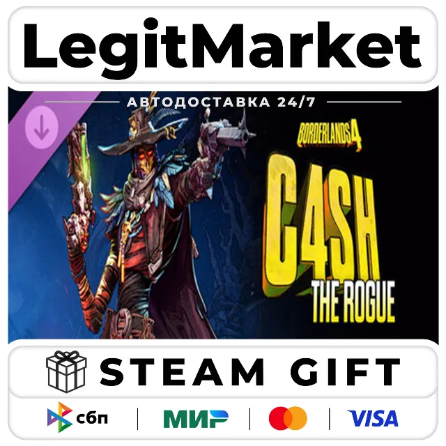 DLC Borderlands 4 - C4SH the Rogue / Steam АВТО / РУ + МИР