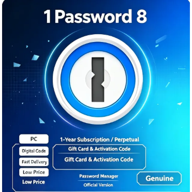 1Password 8 | Подписка на 1 год / Бессрочная | Подарочная карта и код активации