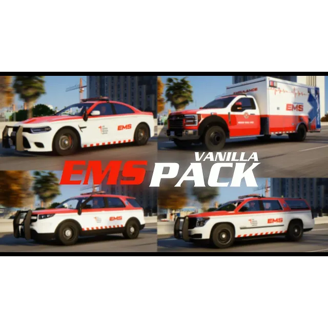 HV EMS Vanilla Pack | Lore Friendly | Los Santos EMS Pack | Fivem Cars