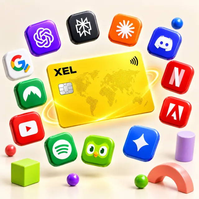 EL Карта $1-$2500 | Новая/Пополнение | Global | Apple/Google Pay | 5 лет Быстро