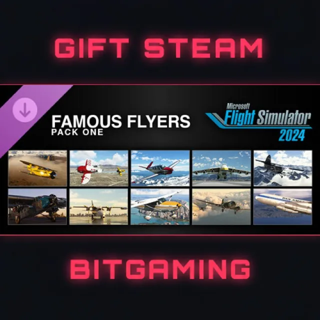 Microsoft Flight Simulator 2024 Famous Flyers Pack 1 | DLC | РФ + МИР | АВТО
