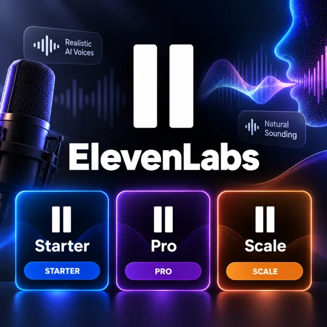 ElevenLabs Starter / Creator / Pro / Scale 1-12M | ПОЛНАЯ ГАРАНТИЯ