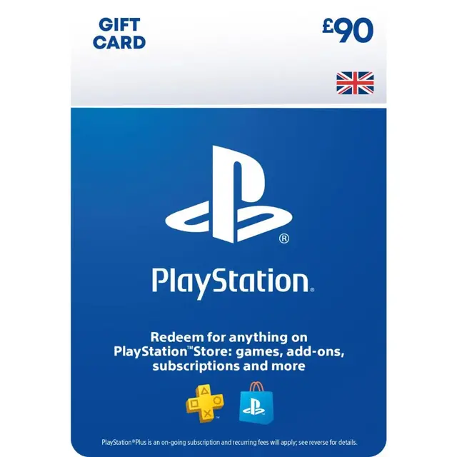 PSN UK карта пополнения на 90 GBP (UK)