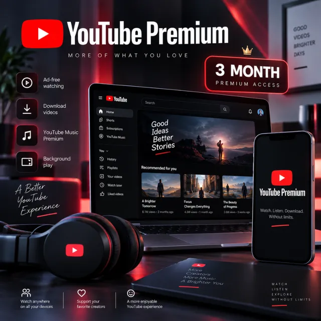 YOUTUBE PREMIUM | 3 МЕСЯЦА ПОДАРОЧНАЯ ССЫЛКА | НОВЫЙ АККАУНТ | GLOBAL