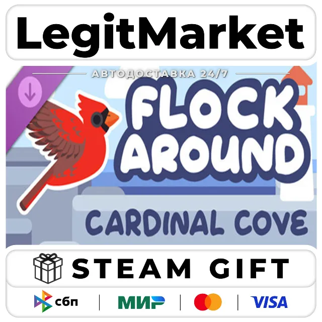DLC Flock Around - Cardinal Cove Expansion Pack / Steam АВТО / РУ + МИР