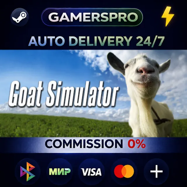 Goat Simulator・ВЫБОР РЕГИОНА・STEAM GIFT АВТО・