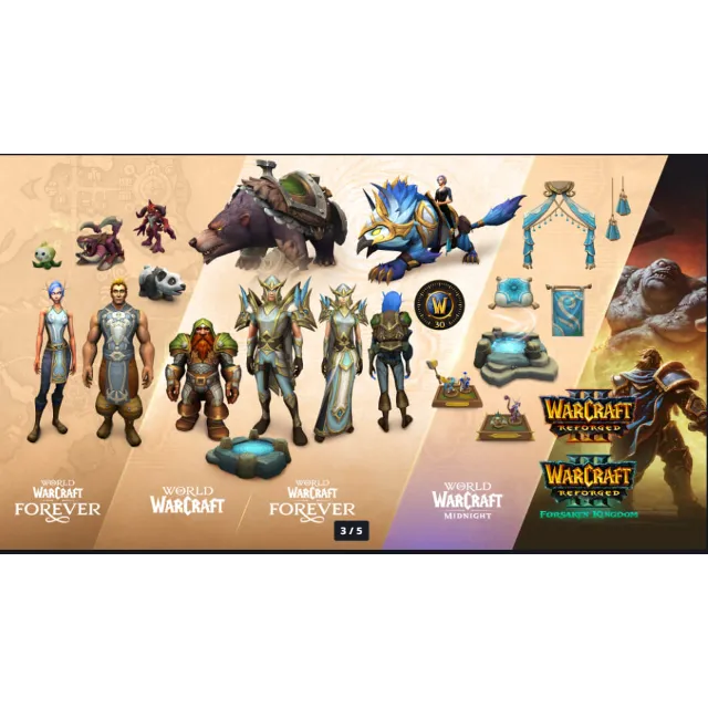 Коллекция World of Warcraft: Forever Battle.net✅Подарком