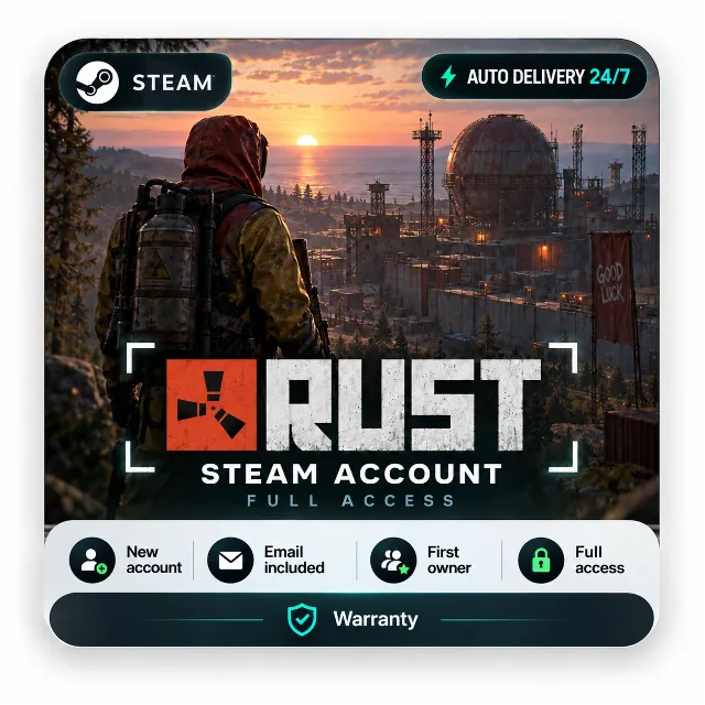 Rust | Steam-аккаунт + почта | Автовыдача