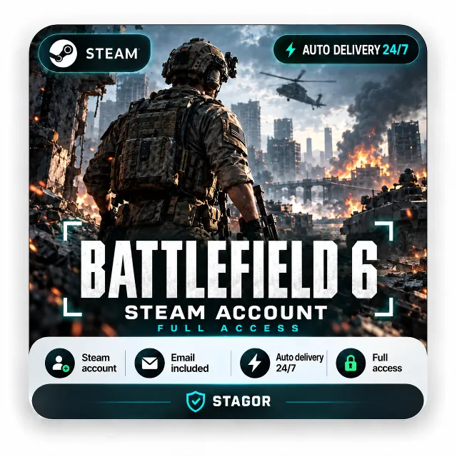Battlefield 6 | Steam-аккаунт + почта | Автовыдача
