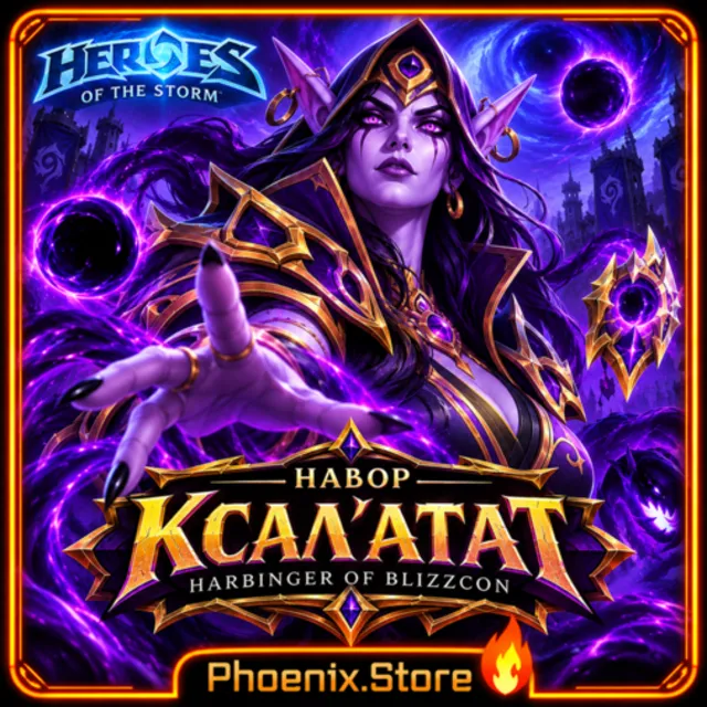 РФ/РБ(смена) · Набор Ксал'атат Harbinger of BlizzCon® · Heroes of the Storm HOTS