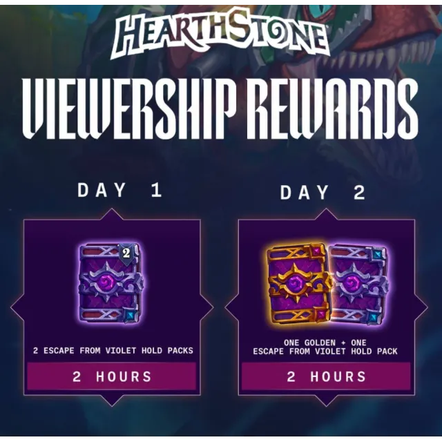 Hearthstone — 24 награды | HS BlizzCon Day 1+2 | Golden Pack / Violet Pack | Сентябрь