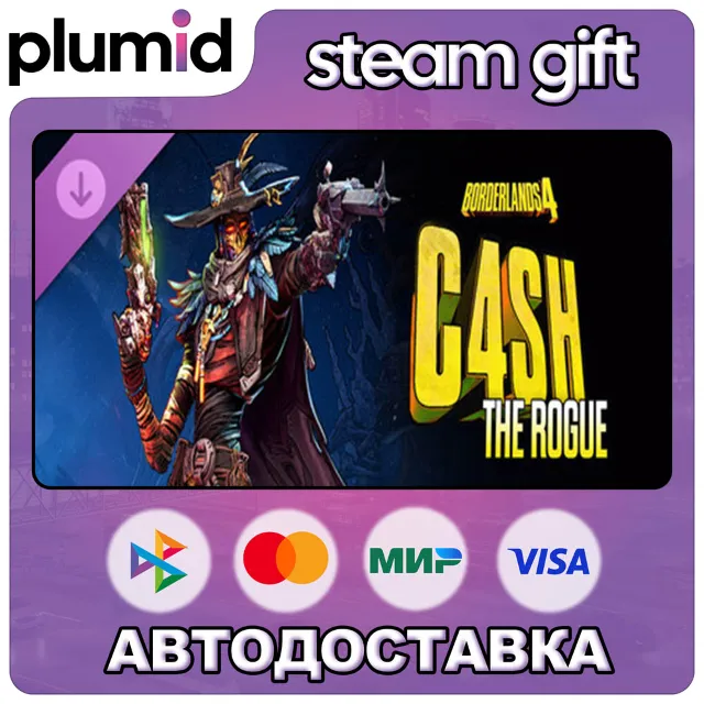 DLC Borderlands 4 - C4SH the Rogue Steam Gift / Россия + МИР / АВТО
