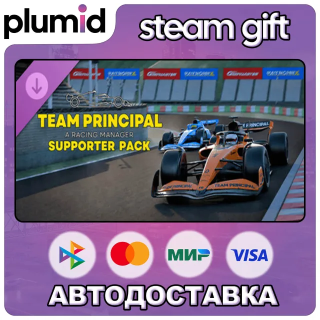 DLC Team Principal: A Racing Manager - Supporter Pack Steam Gift / Россия + МИР / АВТ