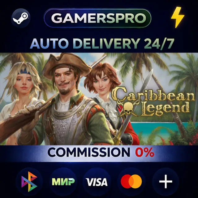 Caribbean Legend・ВЫБОР РЕГИОНА・STEAM GIFT АВТО・