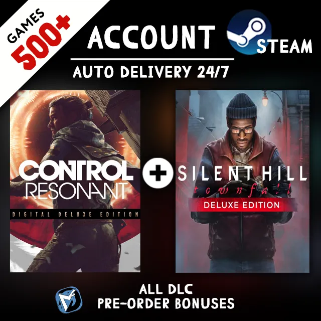 CONTROL Resonant Digital Deluxe Edition + SILENT HILL: Townfall + 500 ИГР АККАУНТ