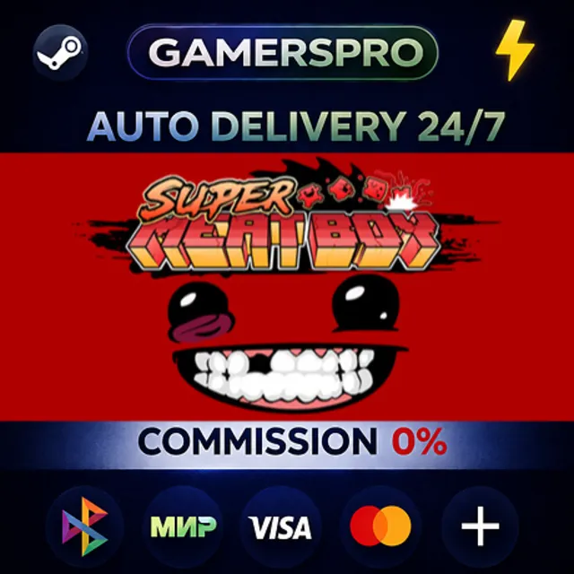 Super Meat Boy・ВЫБОР РЕГИОНА・STEAM GIFT АВТО・