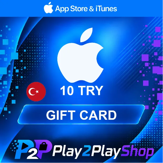 ПОДАРОЧНАЯ КАРТА APPLE ITUNES 10 TRY (ТУРЦИЯ)