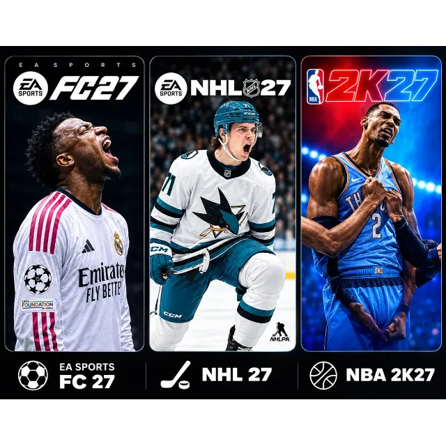 ✅NHL 27 + NBA 2K27 + FC 27 Ultimate Edition