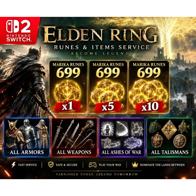 ELDEN RING Руны | Все предметы | Версия для Nintendo Switch 2 | Руны Марики x699