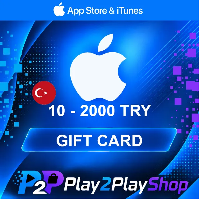 ПОДАРОЧНАЯ КАРТА APPLE ITUNES 10-2000 TRY (ТУРЦИЯ)