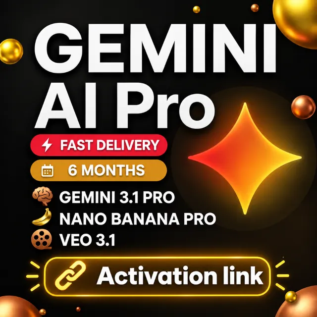 Ссылка на активацию Gemini Pro AI (6 месяцев) | Gemini 3.1, Nano Banana Pro