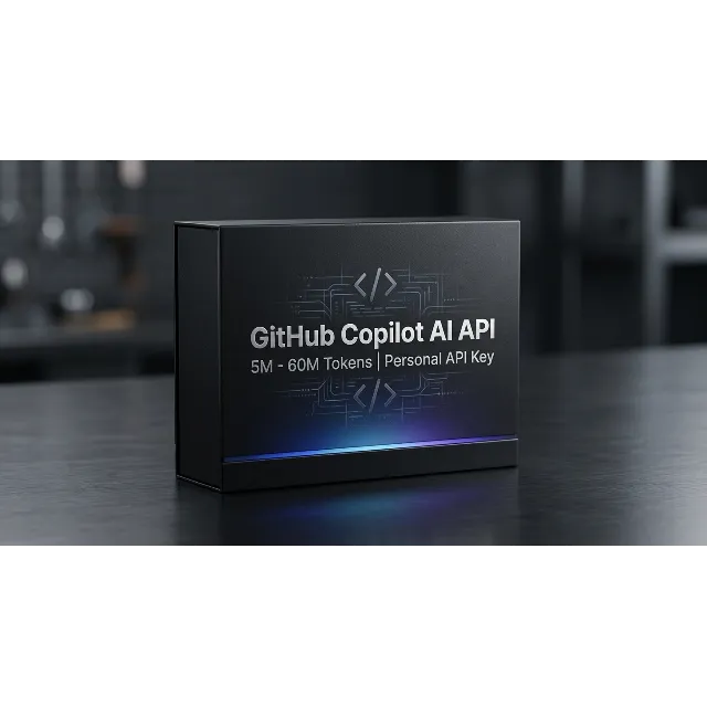 GitHub Copilot AI API 5M–60M Токенов | Персональный API-ключ