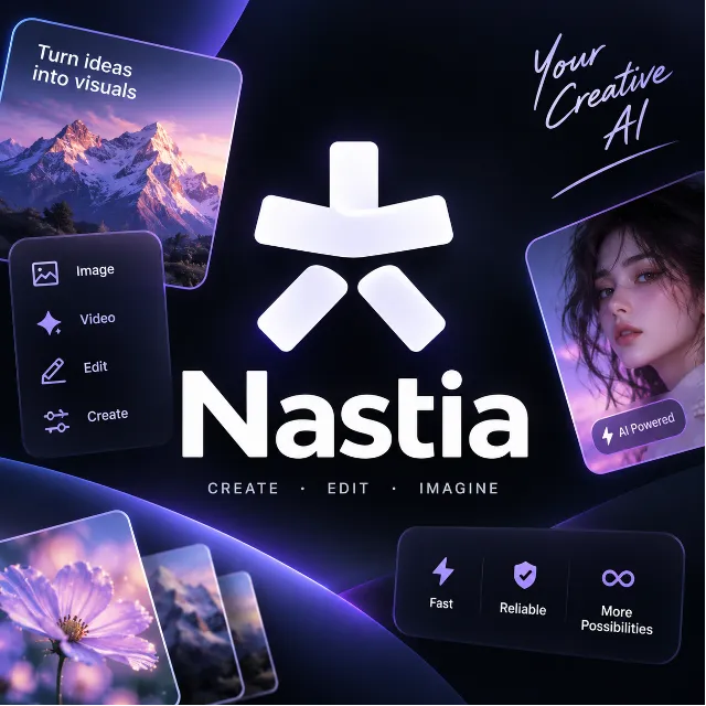 Nastia AI Basic/Unlimited 1-12M, Credit Top-Up | ПОЛНАЯ ГАРАНТИЯ